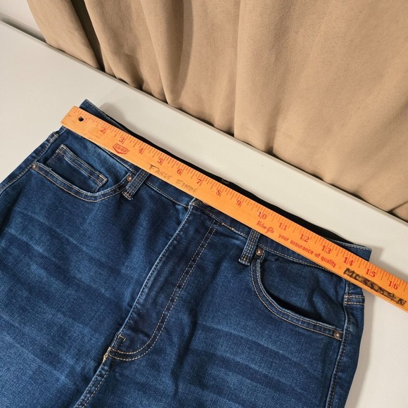 LuLaRoe Jeans Womens 30 Blue Straight Leg Stretch Comfort Magic Waist‎ - Picture 8 of 13